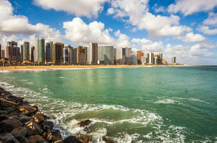 Fortaleza, Diversión Y Salida Del Sol En Brasil