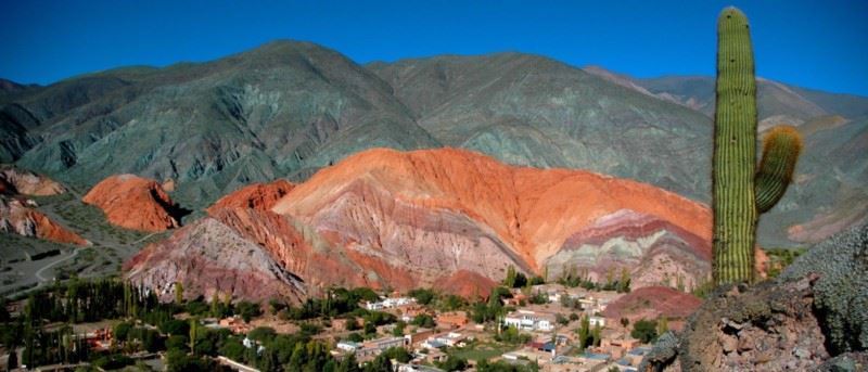 Humahuaca-schlucht: Eine Aquarelllandschaft