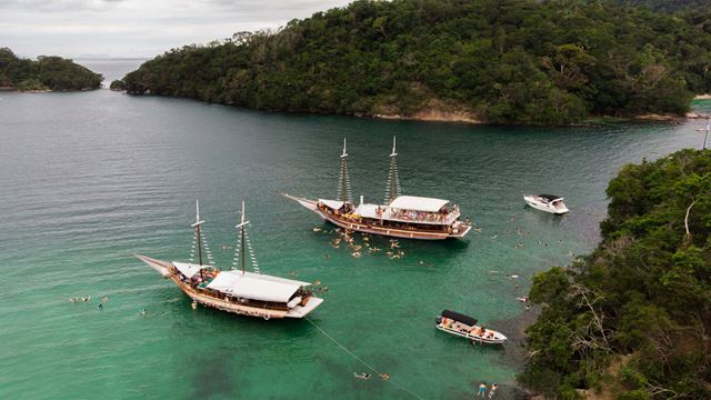 Bootsfahrt Um Die Inseln Angra Dos Reis