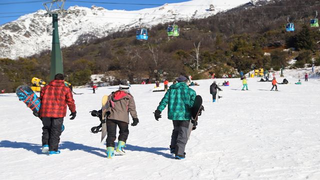 Snow Baptism In Cerro Catedral