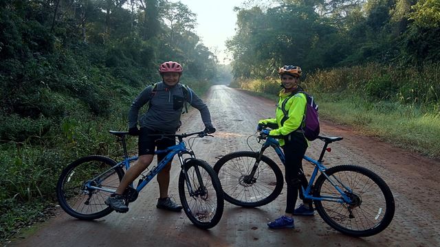 Vtt À Travers Le Parc National D`Iguazu