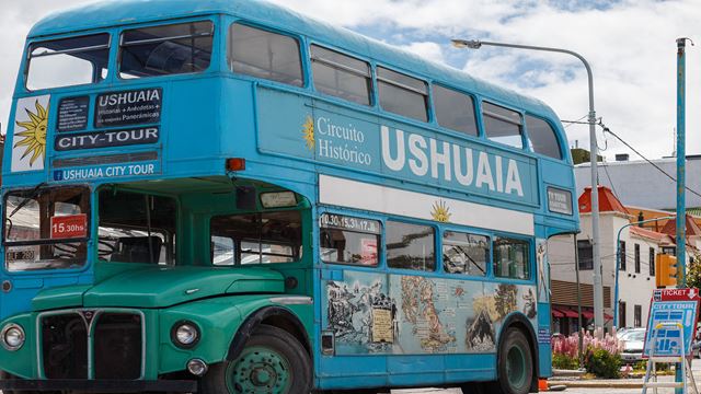 Stadtrundfahrt Doppeldecker Ushuaia