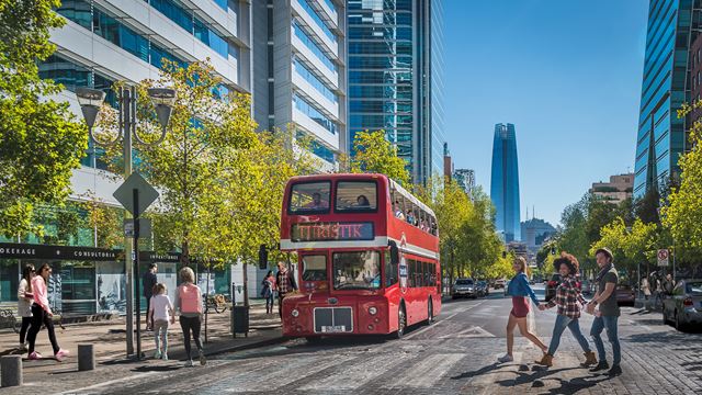 Hop-On-Hop-Off-Stadtrundfahrt Santiago Panoramic, Classic Edition