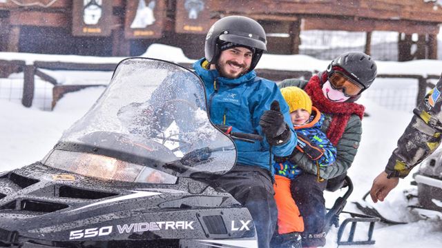 Journée Neige - Randonnée + Moto Ski + Traîneau