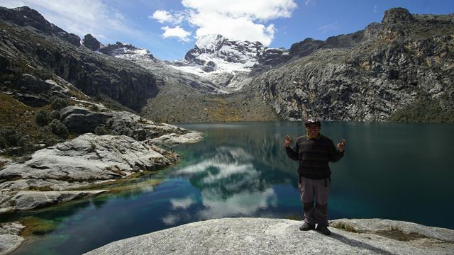 Churup Lagune Im Huascaran Nationalpark