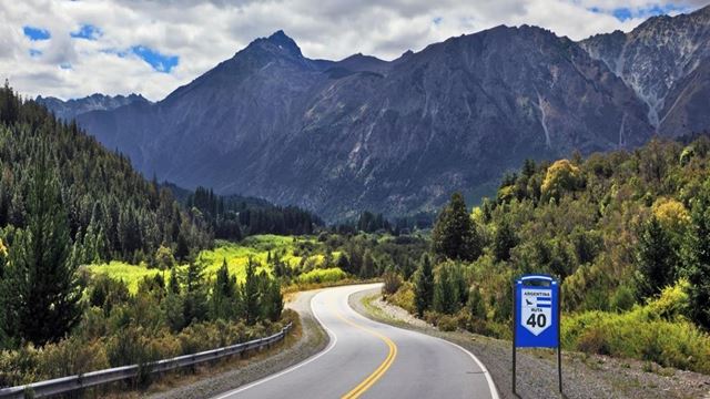 Route 40 Von Norden Nach Süden 