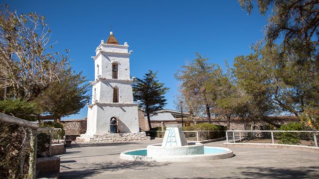 Salar De Atacama Town Of Toconao.