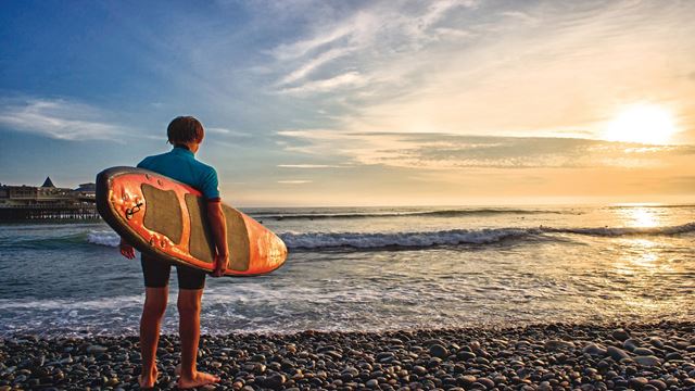 Tour De Vélo Et Cours De Surf