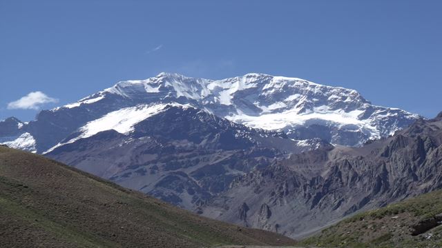 Trekking Im Provinzpark Von Aconcagua