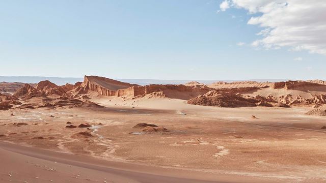 Valley Of The Moon And Cordillera De La Sal